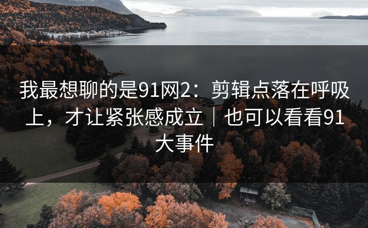 我最想聊的是91网2：剪辑点落在呼吸上，才让紧张感成立｜也可以看看91大事件